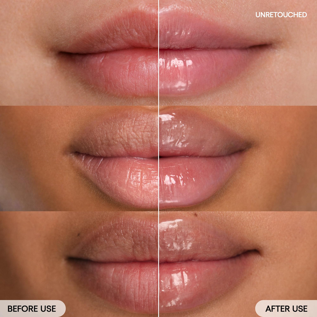 LANEIGE open cap texture on balm showcasing smooth glide benefit