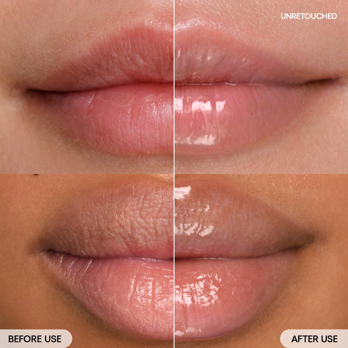 LANEIGE cap off revealing smooth balm surface and non-sticky texture benefit