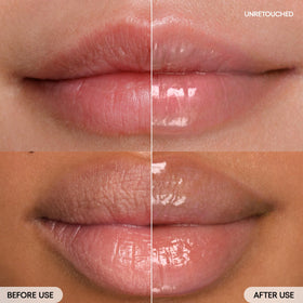 LANEIGE cap off revealing smooth balm surface and non-sticky texture benefit