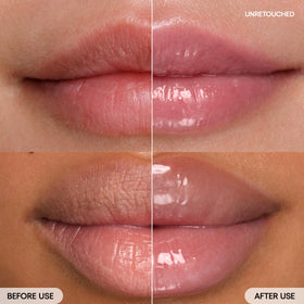 LANEIGE open tip with visible balm texture for smooth glide benefit