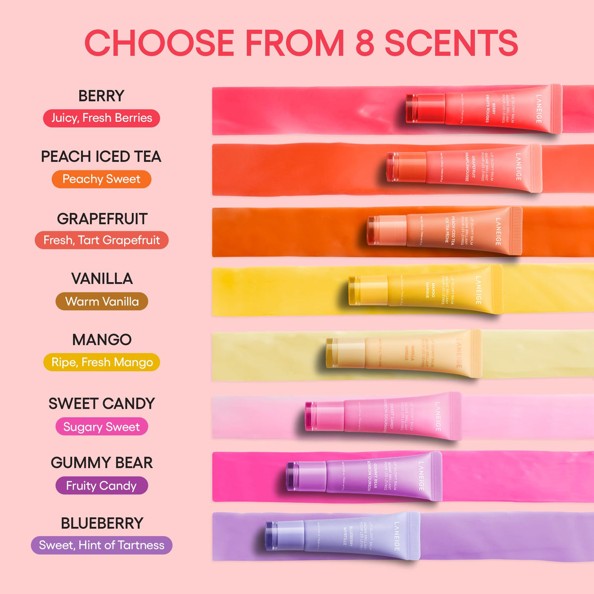 LANEIGE boxed packaging displayed as gift-ready present and collectible scent