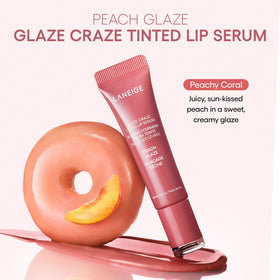 LANEIGE lip serum in hand lifestyle shot showing instant gloss