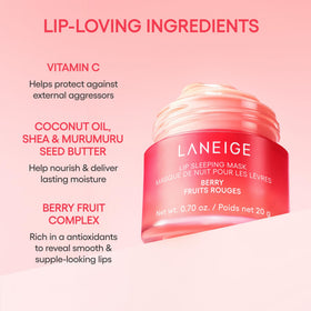 laneige on bathroom vanity styled with citrus accent promoting a fresh routine