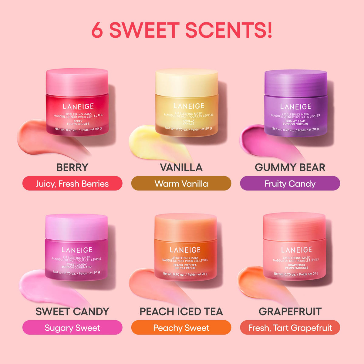 laneige bedside jar on nightstand suggesting overnight treatment convenience