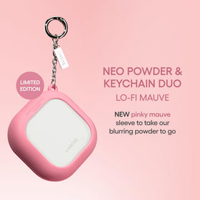 LANEIGE velvet puff close-up for precise application and smooth finish