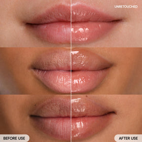 LANEIGE close-up of balm texture highlighting creamy glide and hydration