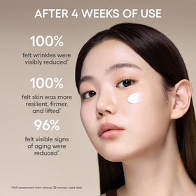 LANEIGE peptides ingredient visual emphasizing firmer-looking skin