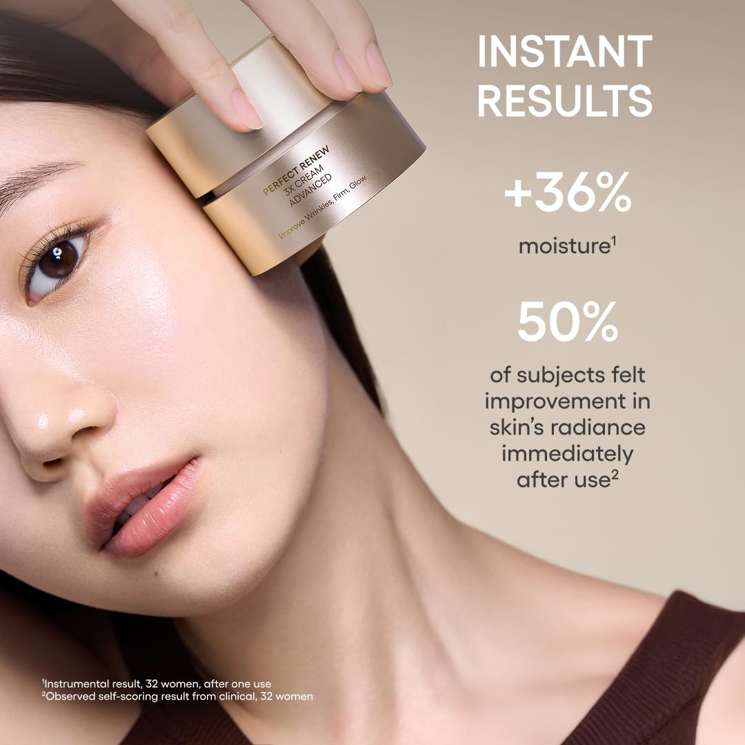LANEIGE cream pump close-up highlighting precise dispensing benefit