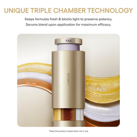 LANEIGE pump dispensing blended serum texture for easy application and precise dosing