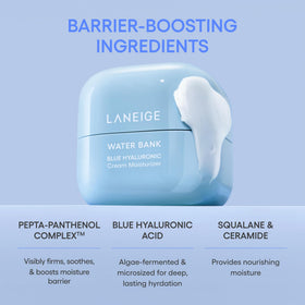 LANEIGE pouch clipped to a bag offering quick touch-up convenience