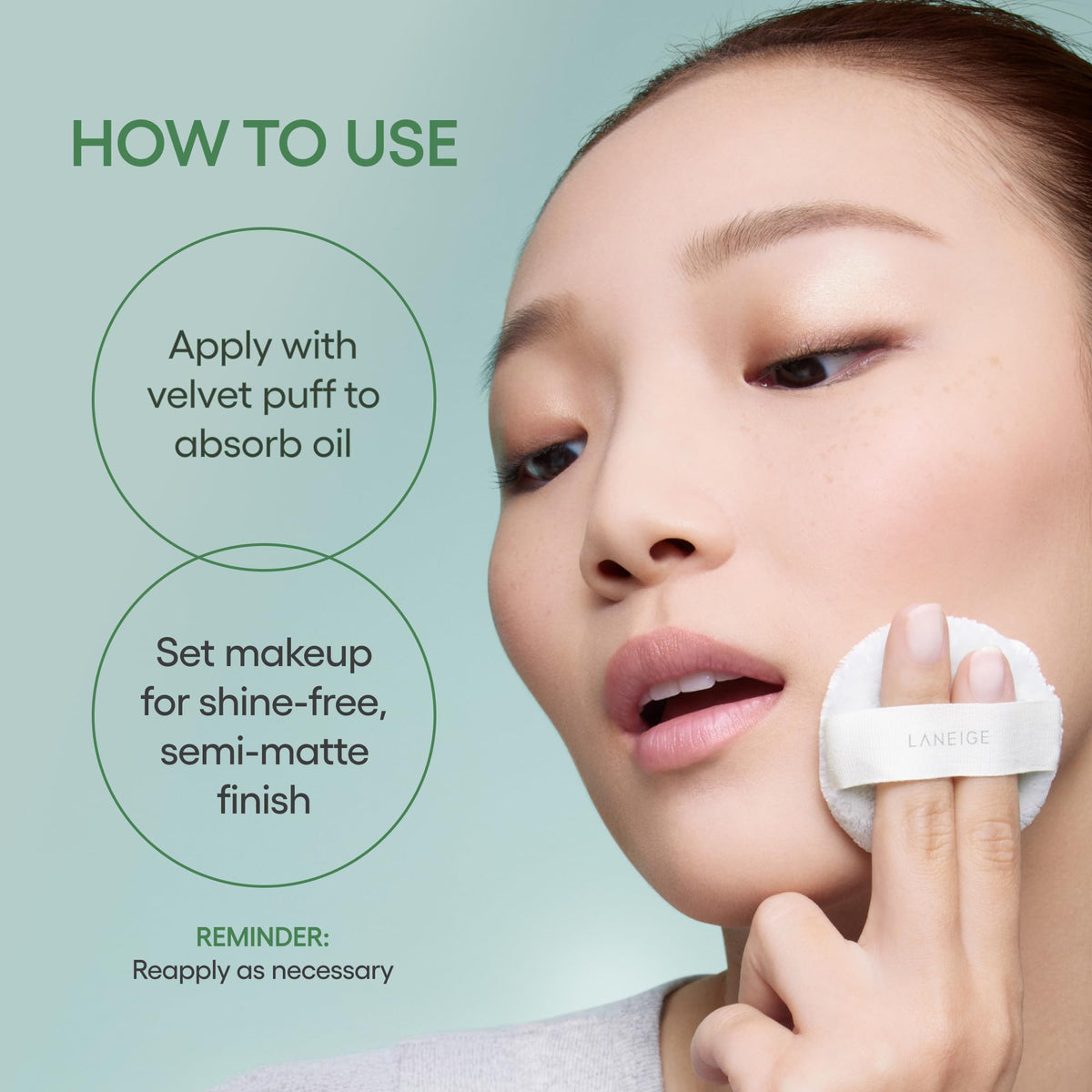 LANEIGE compact beside keys and phone demonstrating pocket-friendly size benefit