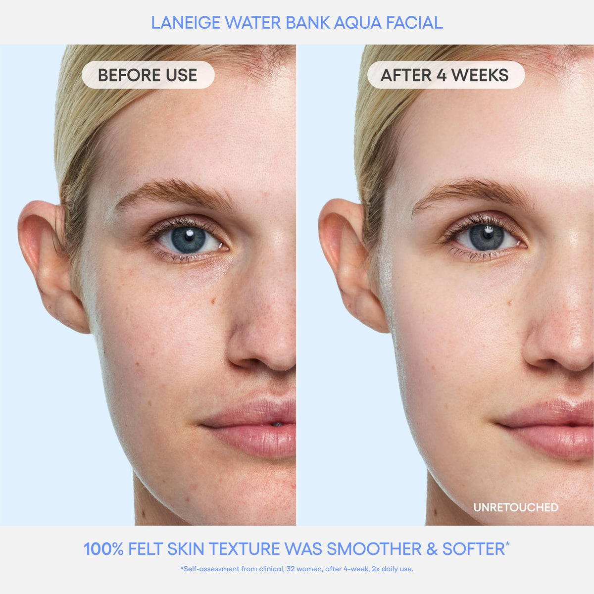 LANEIGE dropper releasing clear serum to show lightweight texture and quick absorption