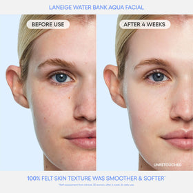 LANEIGE dropper releasing clear serum to show lightweight texture and quick absorption