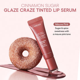 LANEIGE size comparison with coin illustrating travel-friendly full-size tubes