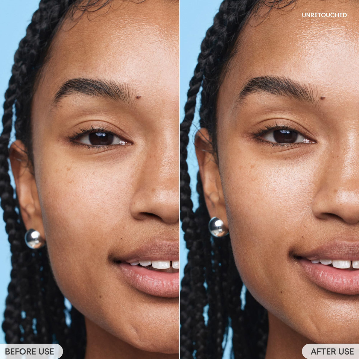 LANEIGE close-up texture demonstrating lightweight hydrating finish and quick absorption