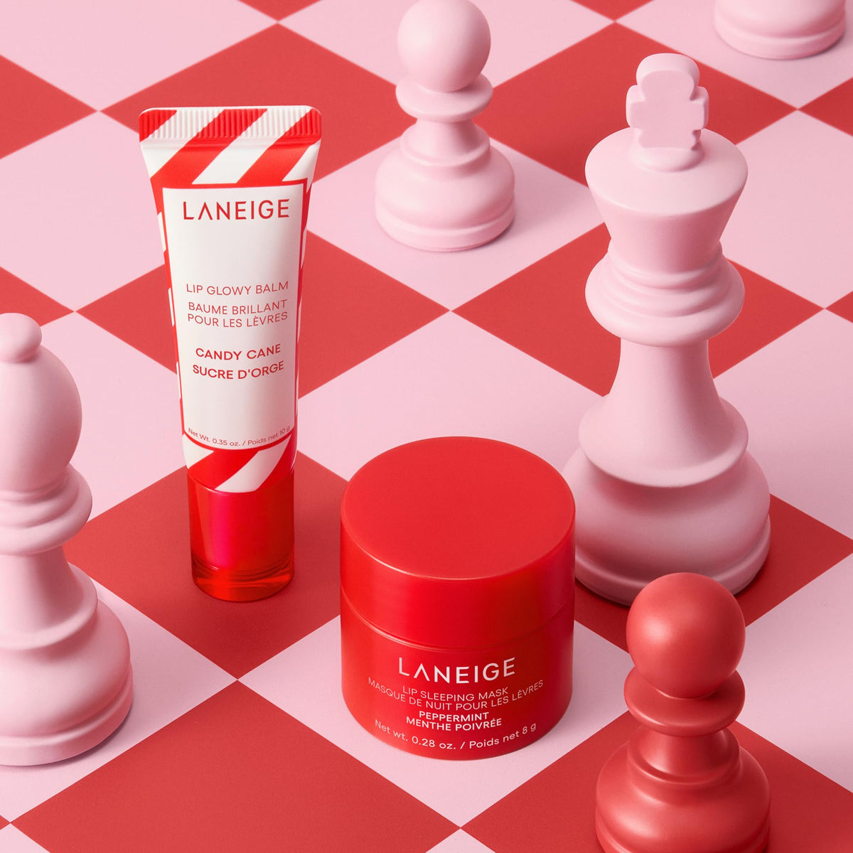 LANEIGE Peppermint Sleeping Mask close-up texture showing rich emollient cream for softening