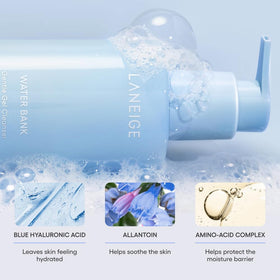 LANEIGE gel texture close-up illustrating lightweight hydration and smooth spread