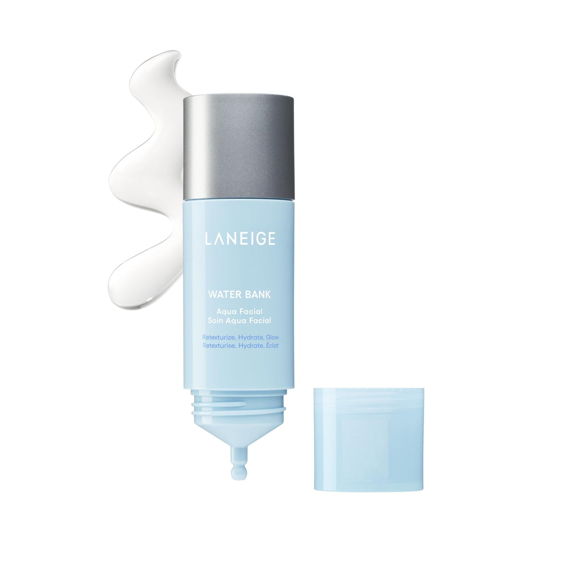 LANEIGE front bottle showing sleek design and daily hydration benefit