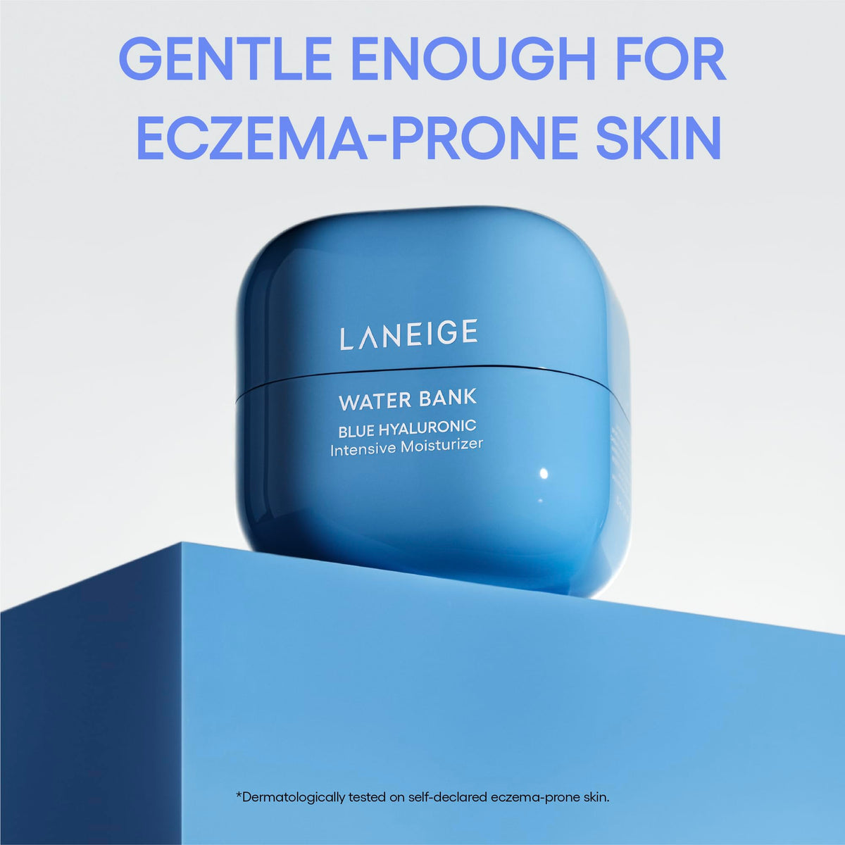 LANEIGE open jar displaying cream consistency for barrier support