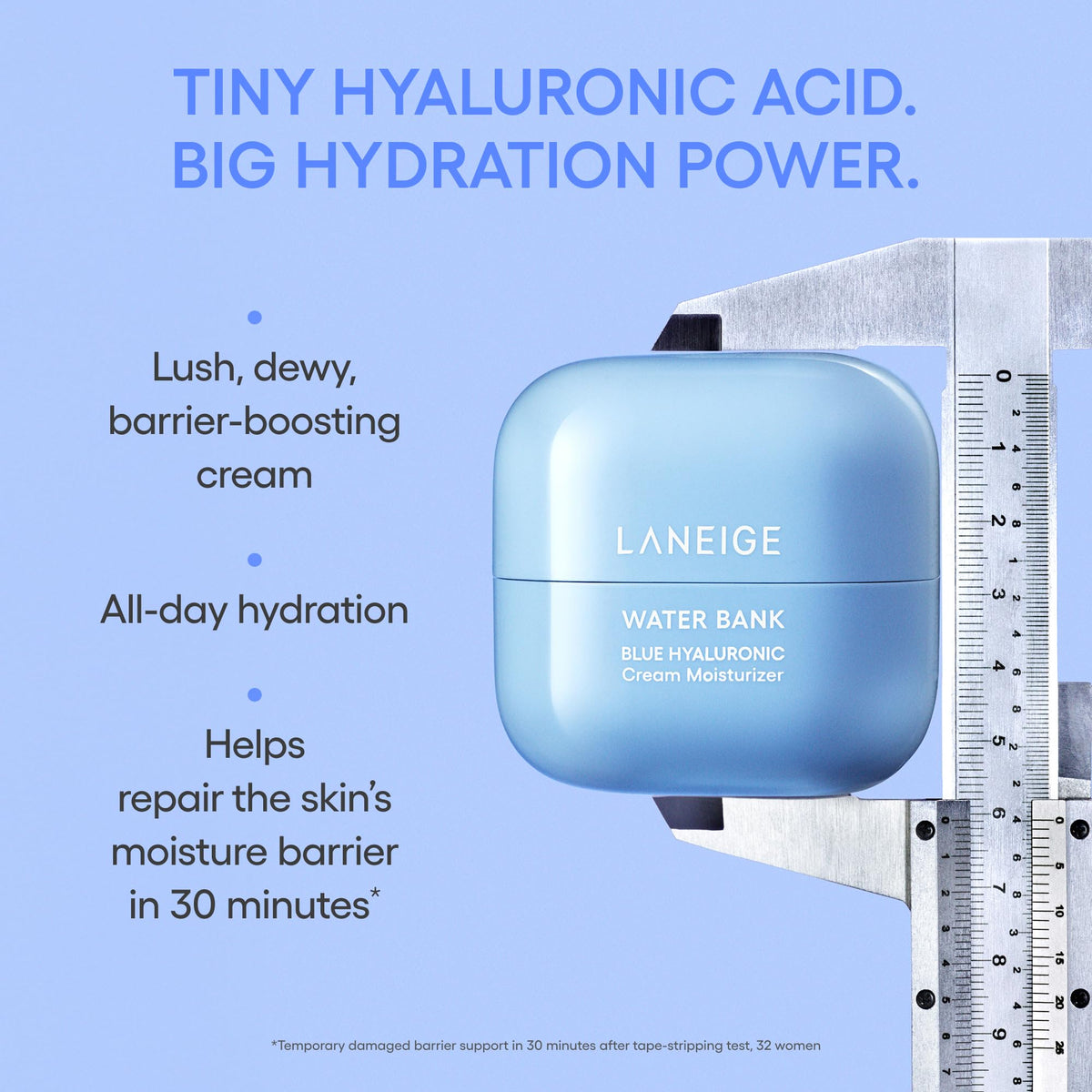 LANEIGE refill pod detail highlighting eco-friendly refill benefit