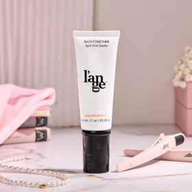 L'ANGE HAIR in a travel bag portraying on-the-go hair repair