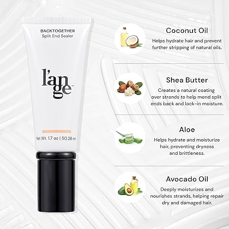 L'ANGE HAIR dispense pump with product drop for controlled application