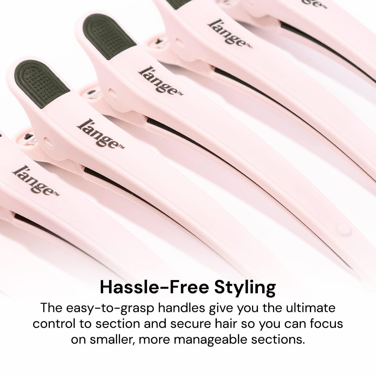 L'ANGE HAIR close-up of narrow tip for precise parting control