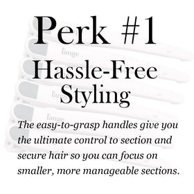 L'ANGE HAIR holding damp hair without slipping or creating creases