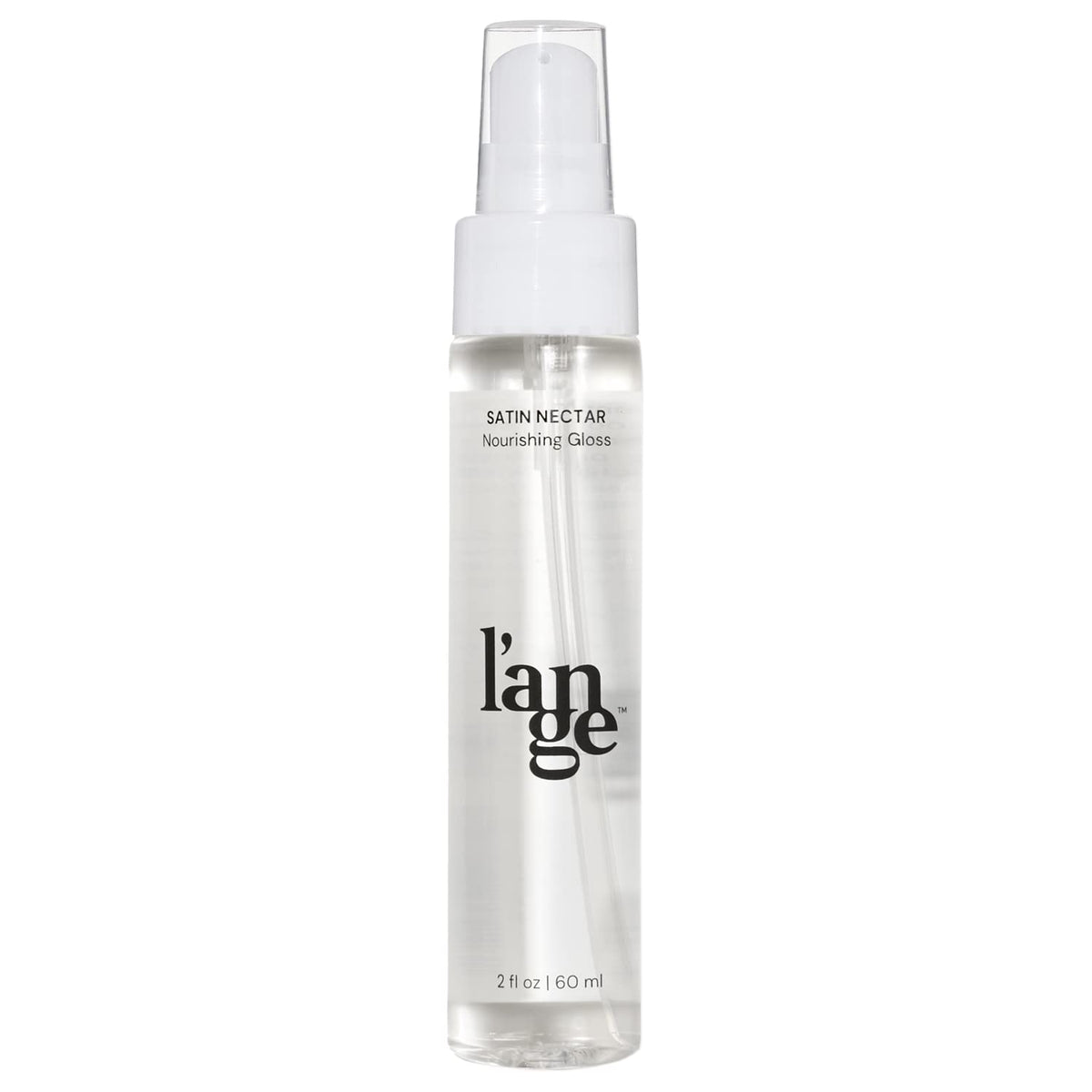L'ANGE HAIR front packaging showing 2 fl oz bottle and gloss benefit