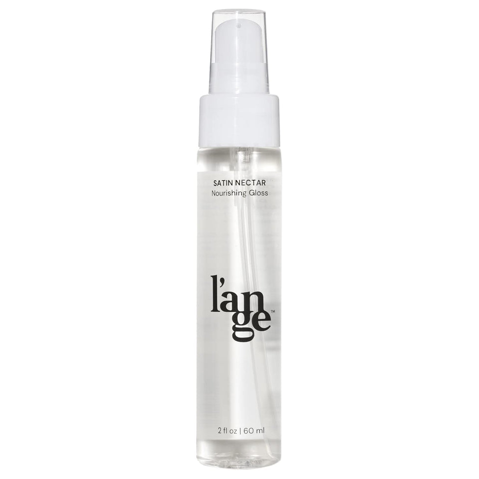 L'ANGE HAIR front packaging showing 2 fl oz bottle and gloss benefit