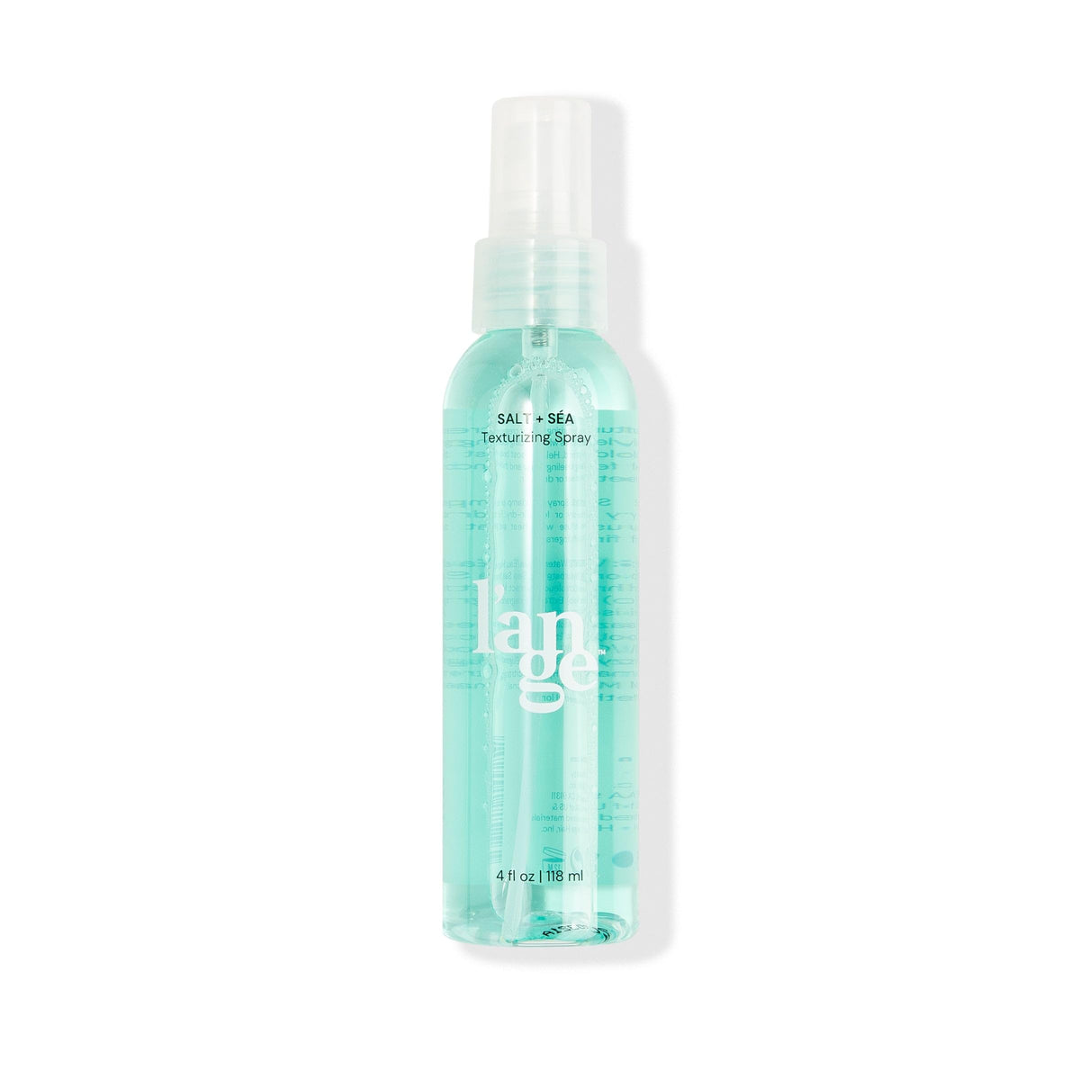 L'ANGE HAIR front bottle shot shows sleek packaging and travel-friendly 4 oz size