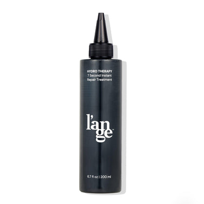 L'ANGE HAIR front packaging showing bottle and branding, conveys professional quality