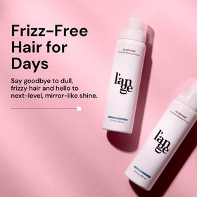 L'ANGE HAIR glossy straight strand demonstrating mirror-like shine