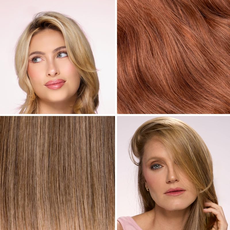 L'ANGE HAIR styled model in lifestyle setting showcasing natural volume