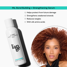 L'ANGE HAIR serum texture pouring from nozzle demonstrating smooth application benefit