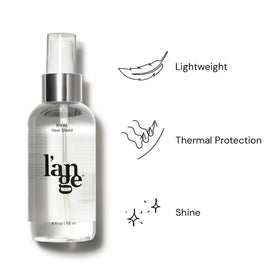 L'ANGE HAIR ingredient label close-up highlighting keratin and oils benefits
