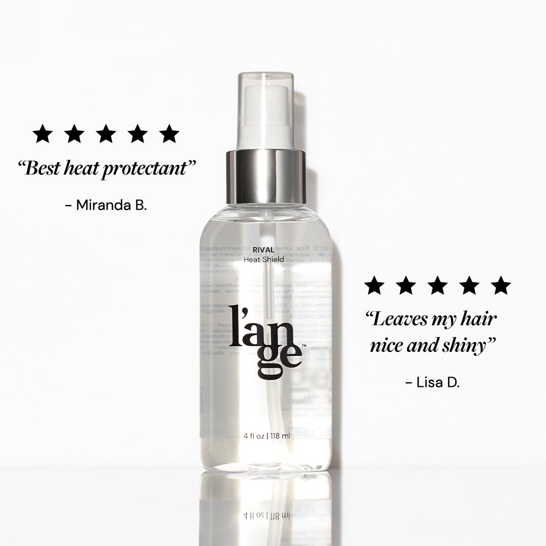 L'ANGE HAIR used while blow-drying hair to reduce frizz and add shine