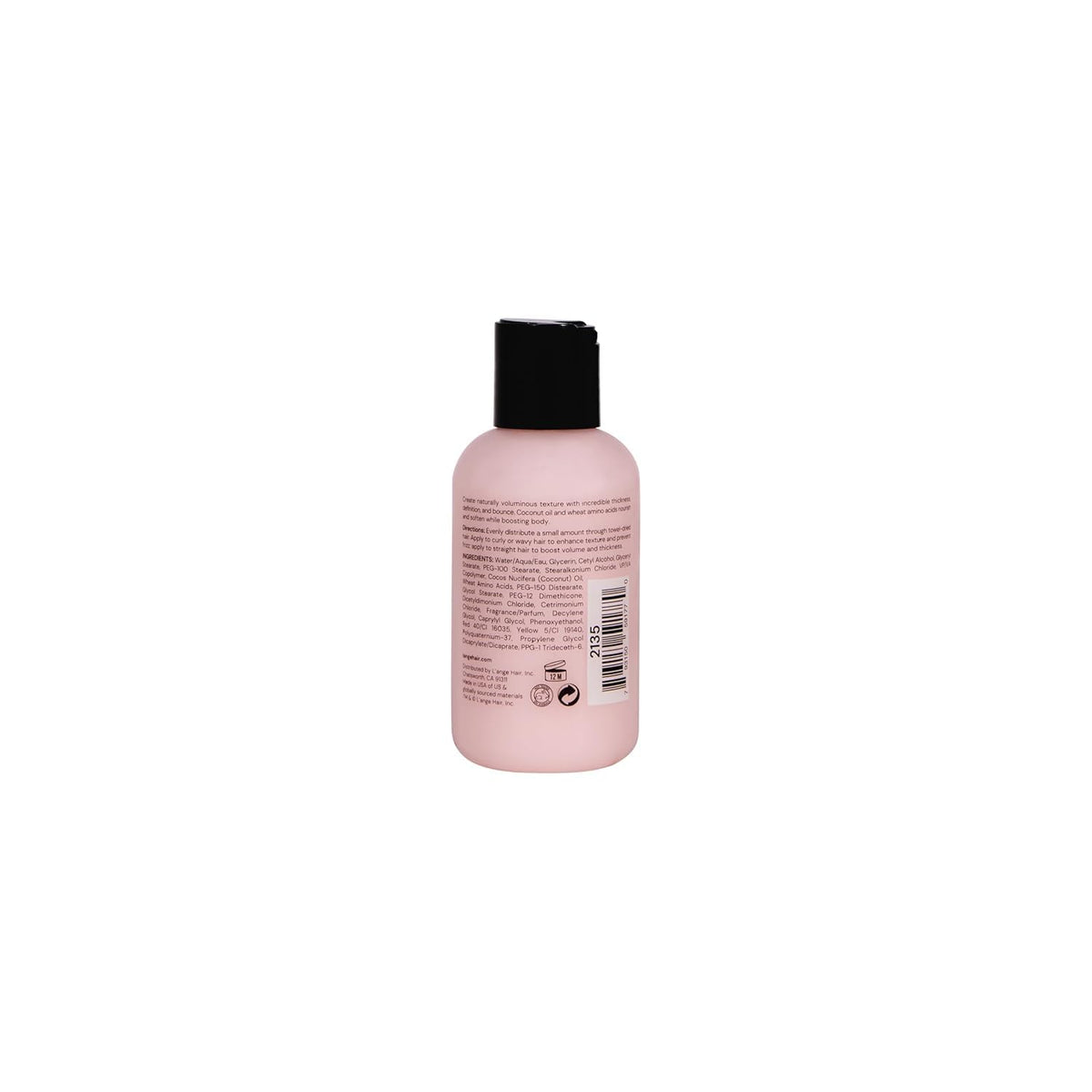 L'ANGE HAIR styled hair lifestyle scene showing natural fullness and touchable body benefit