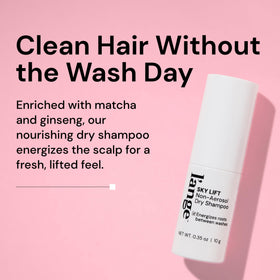 L'ANGE HAIR matcha and ginseng close-up highlighting scalp-energizing botanicals
