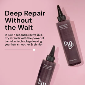 L'ANGE HAIR spray action demonstrating mist application for quick detangling