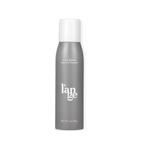 L'ANGE HAIR front packaging showing spray can and branding, conveys fresh hair benefit