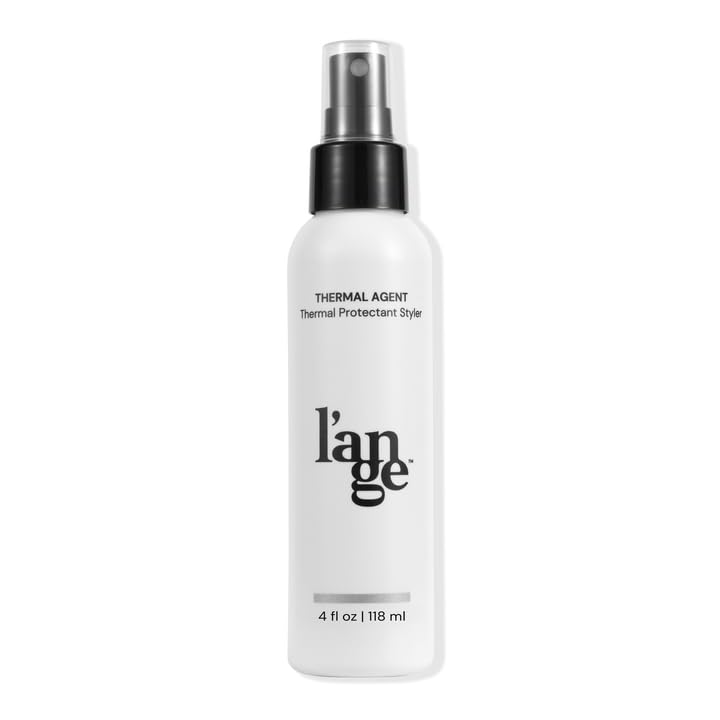 L'ANGE HAIR front packaging showing the heat protectant and easy use benefit