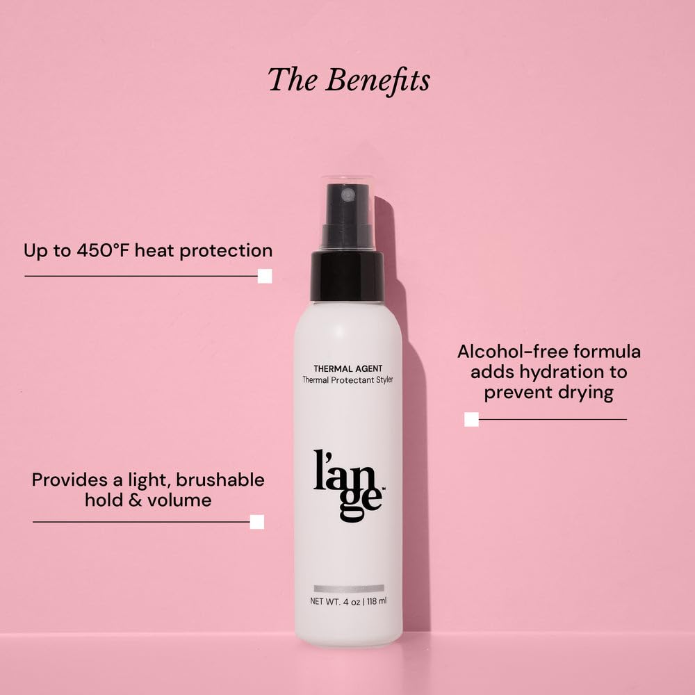 L'ANGE HAIR fine mist nozzle close-up demonstrating even coverage benefit