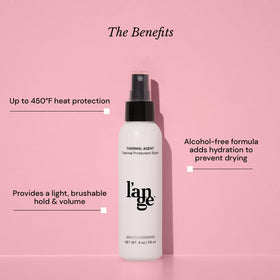 L'ANGE HAIR fine mist nozzle close-up demonstrating even coverage benefit