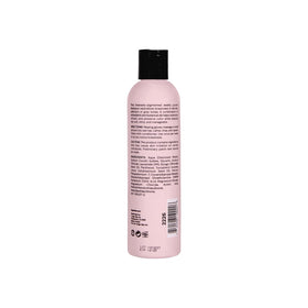 L'ANGE HAIR label closeup with UV protection callout for color longevity