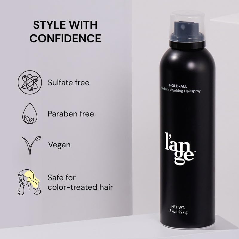 L'ANGE HAIR fine mist texture visualized for even coverage and no sticky residue