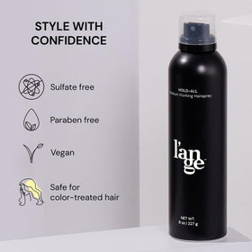 L'ANGE HAIR fine mist texture visualized for even coverage and no sticky residue