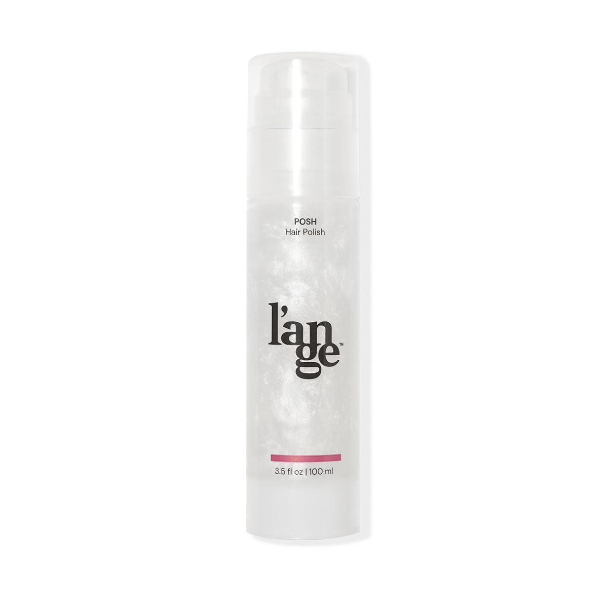 L'ANGE HAIR front bottle view showing elegant packaging and product clarity