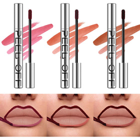 LANGMANNI front packaging showcasing three peel-off lip liners and benefits