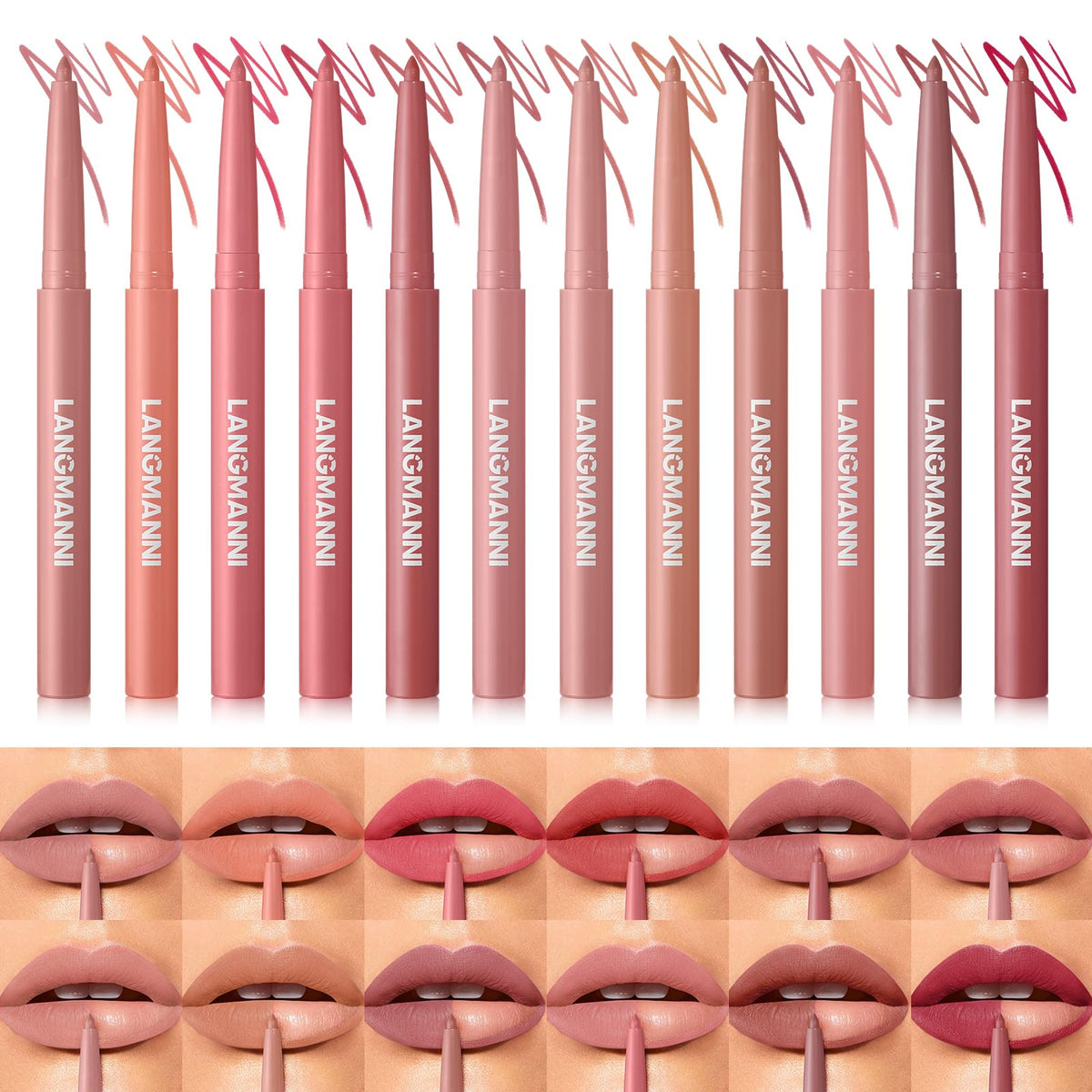 LANGMANNI front packaging shot showing compact 12-liner set and portability